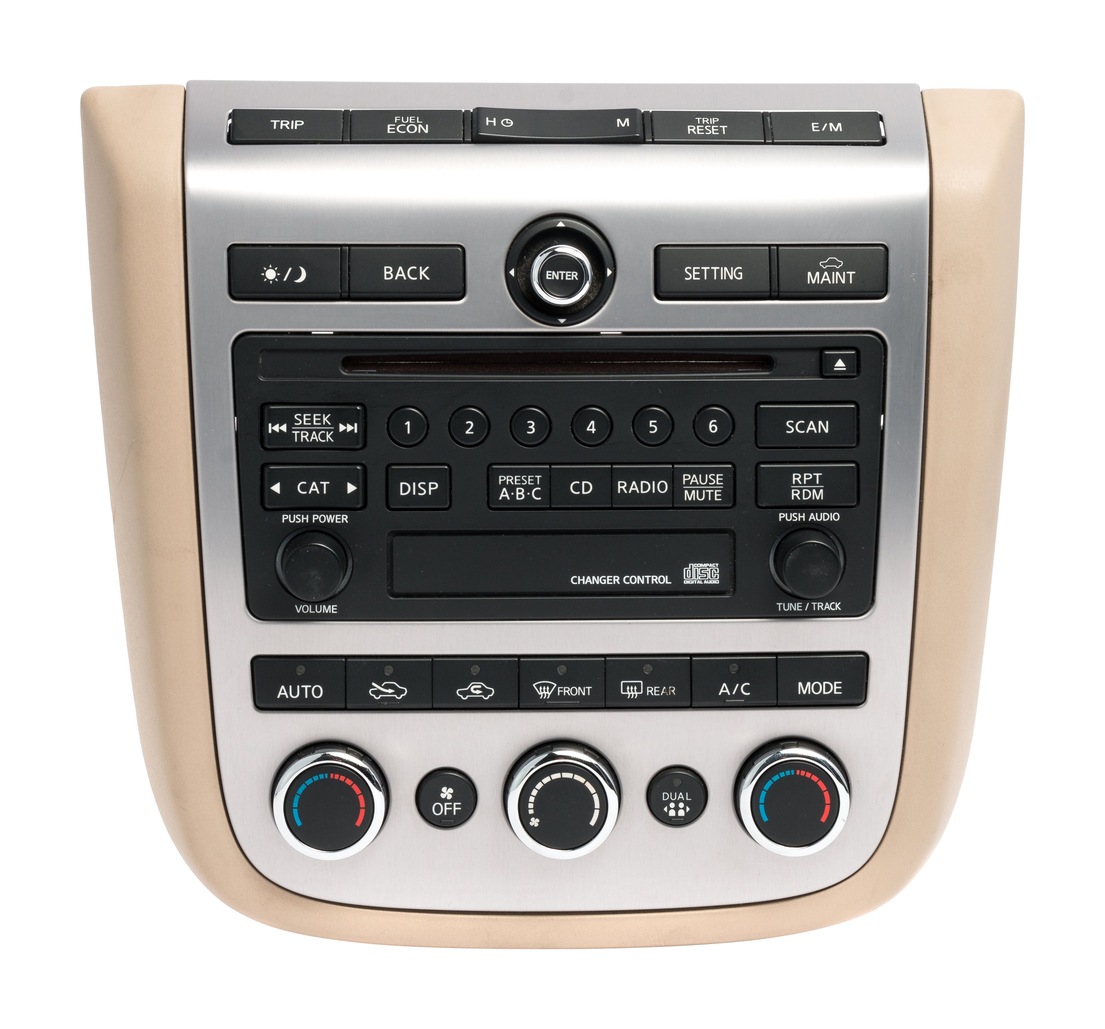 Center Radio Control Panel Trim – Fits 2003-2005 Suzuki Grand Vitara & 2003-2006 XL-7