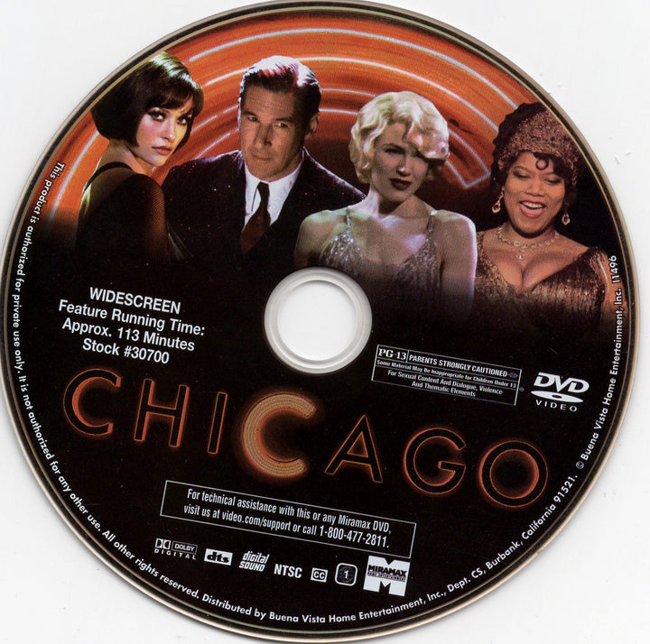 Chicago DVD 2003 Academy Award Winner Including Best Picture