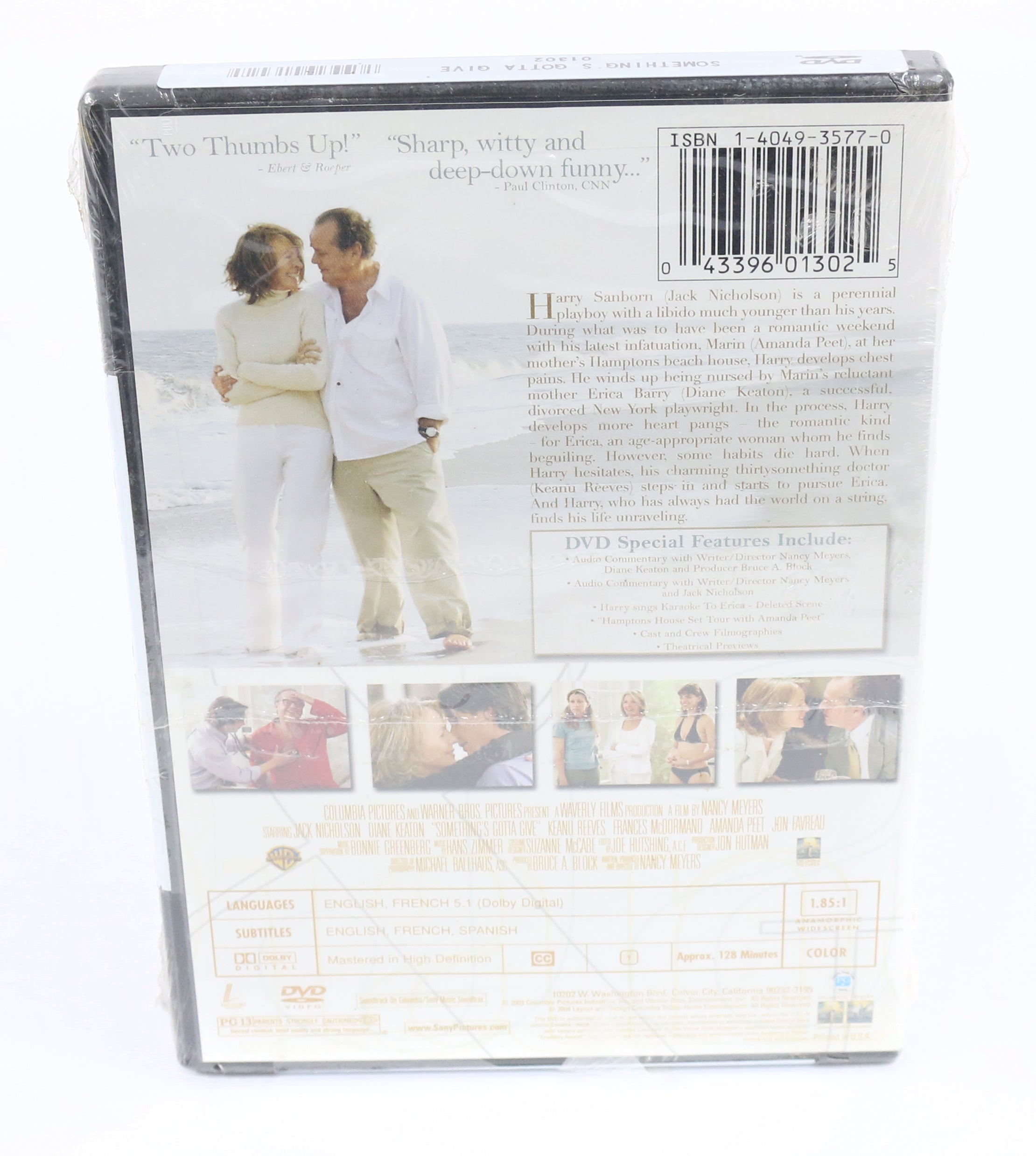 Something's Gotta Give DVD 2003 Columbia Pictures & Warner Bros