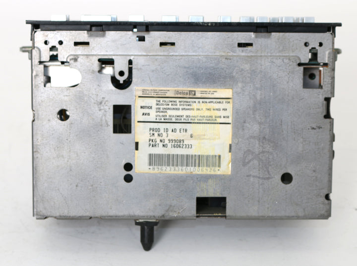 1988-1993 Oldsmobile Cutlass Ciera Calais Delta 88 98 AM FM