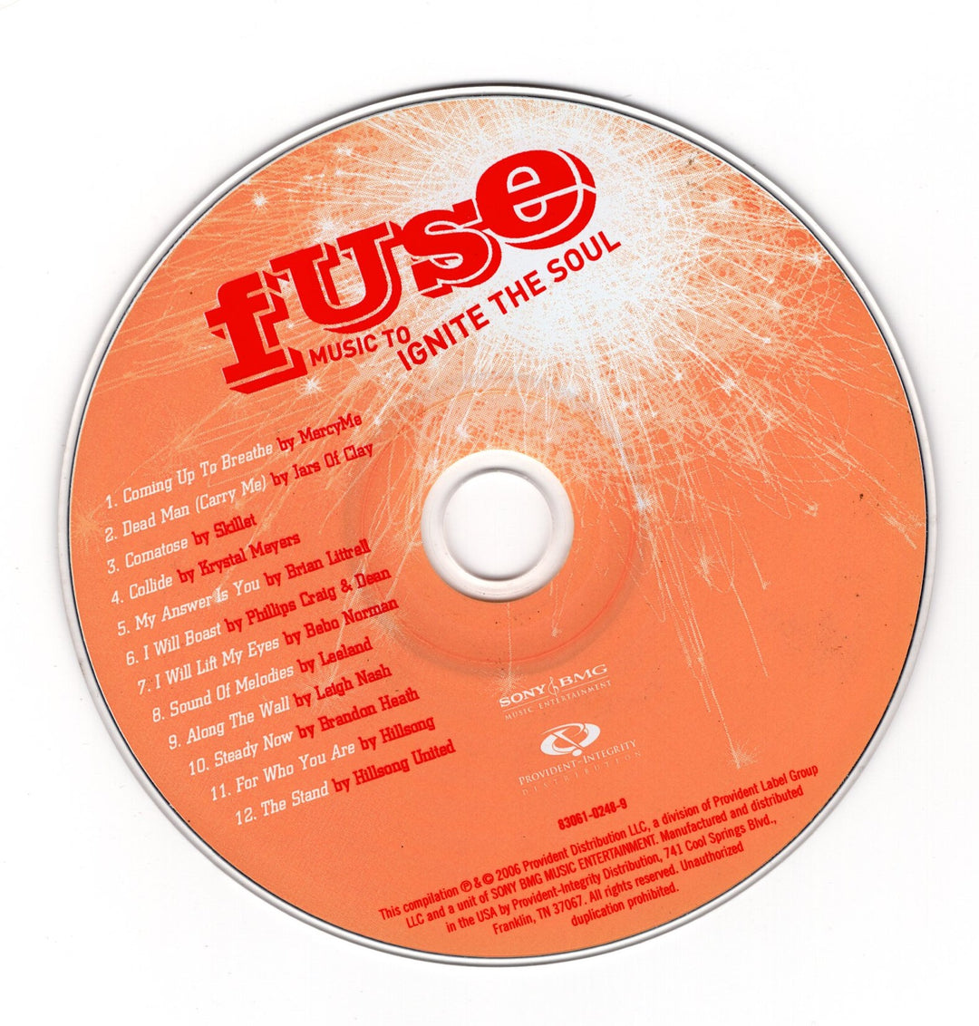 Fuse Music To Ignite the Soul! Various Artists CD Professionally Clean ...