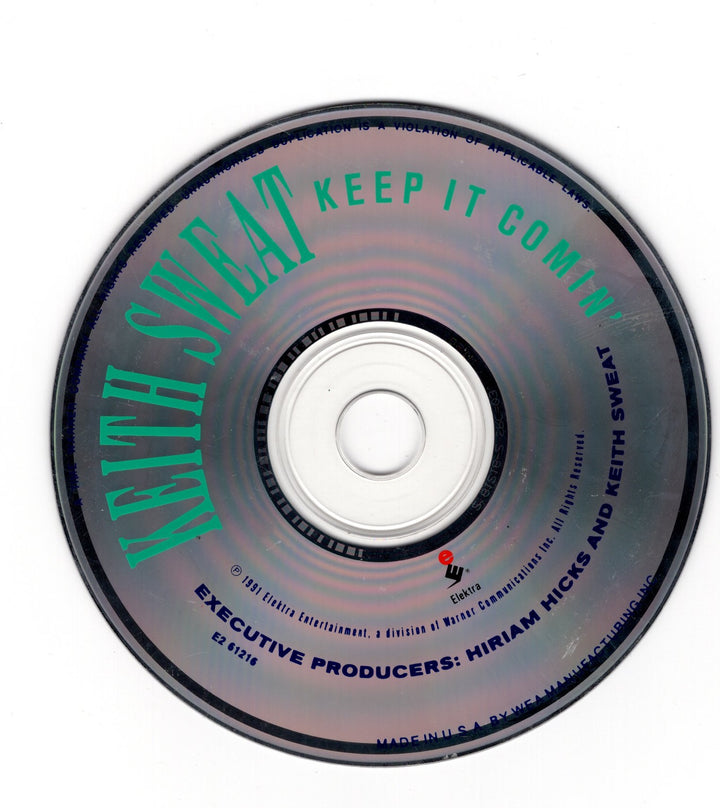 Keith Sweat Keep It Comin 1991 CD Professionally Cleaned