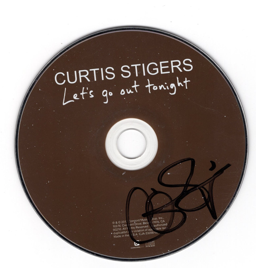 Curtus Stigers Lets Go Out Tonight CD Professionally Cleaned ...