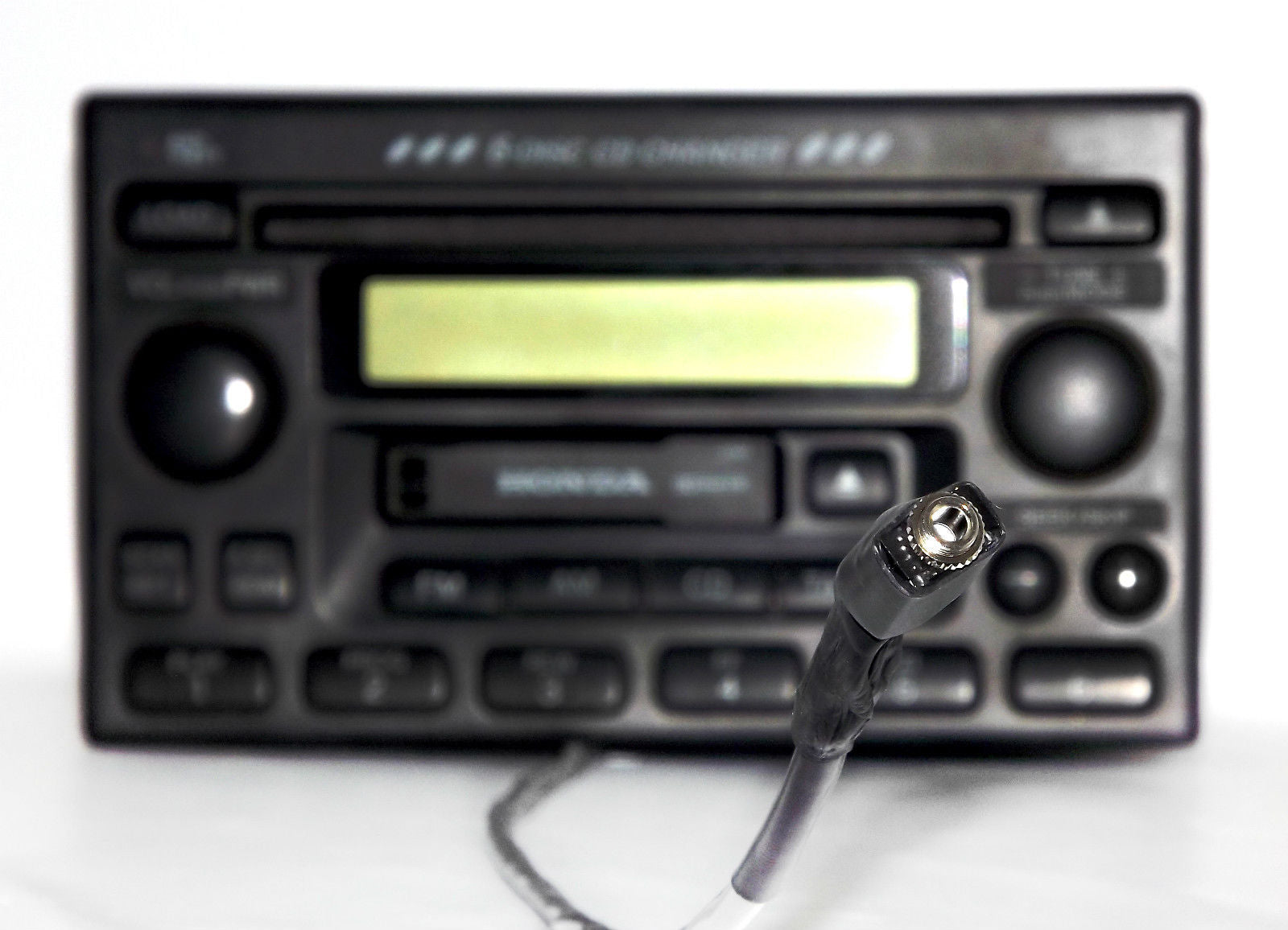 Honda 98-02 Accord Radio - AM FM 6 CD Cassette w Aux Input