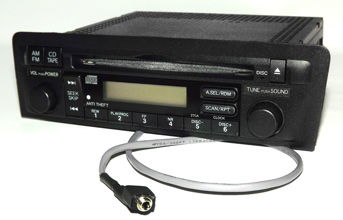 2004-2005 Honda Civic AM FM CD Radio w Aux Input w Code 39101-S5A-A210 ...