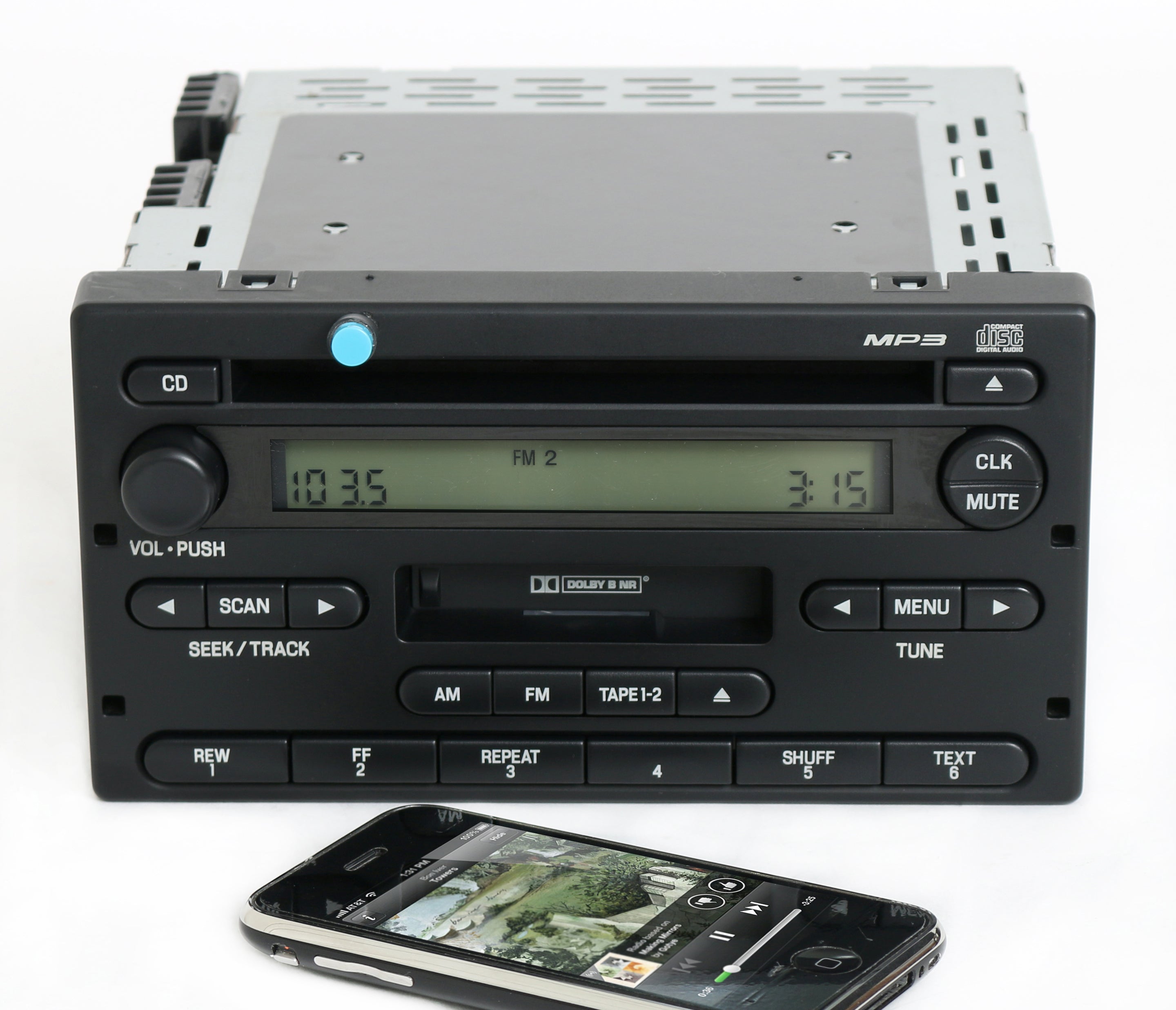 2002 Ranger Radio Ford Ranger 2004-2005 Radio AM FM CD Cassette w Bluetooth Music - 4L5T ...