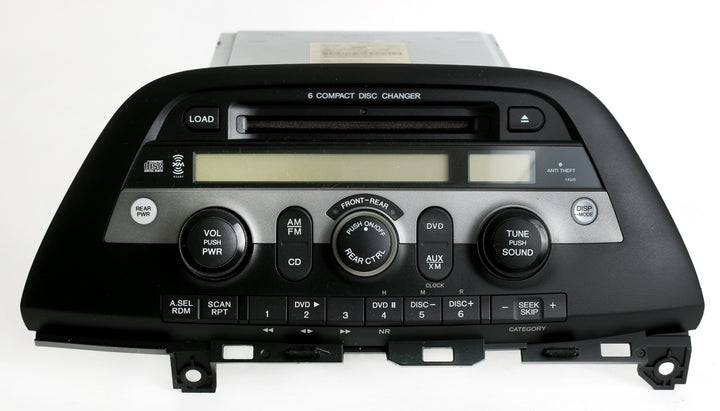 Honda Odyssey 05-10 Radio AM FM 6 Disc CD Changer w Rear PWR 39100