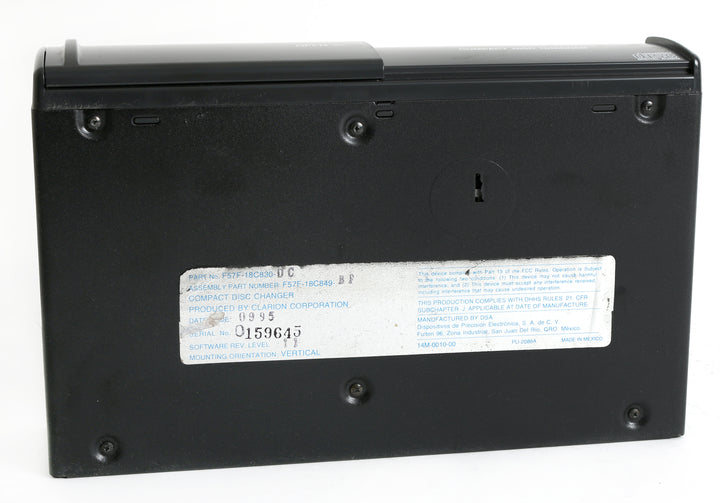 1996-05 Ford Truck Car 6 Disc CD Changer No Cartridge F57F-18C830