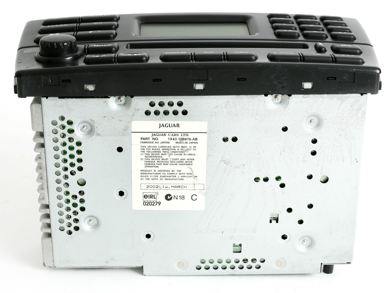 Jaguar X Type 2002-2003 Factory Radio AM FM CD Player 1X43