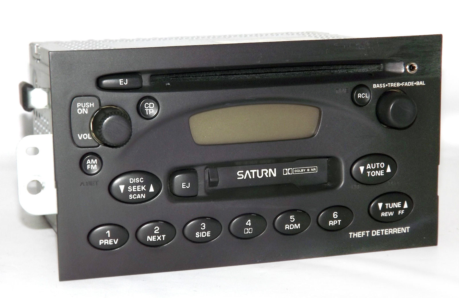 2000-2005 Saturn L S Series AM FM CD Cassette Radio w Aux Input